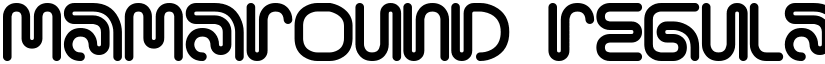 MamaRound Regular font