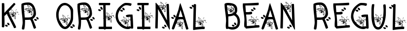 KR Original Bean Regular font