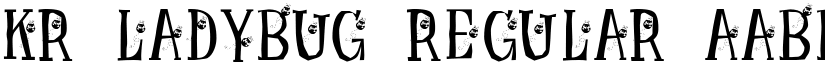 KR Ladybug Regular font