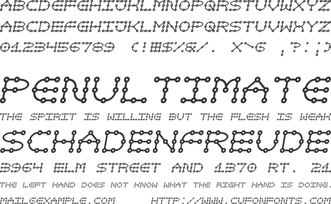 Not just a toy font preview
