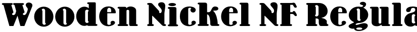 Wooden Nickel NF Regular font