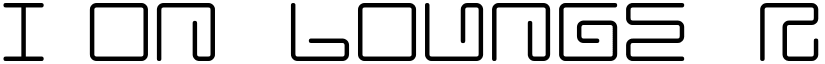 Iron Lounge Regular font