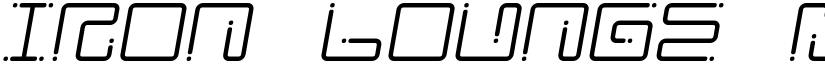Iron Lounge Dots 2 Regular font