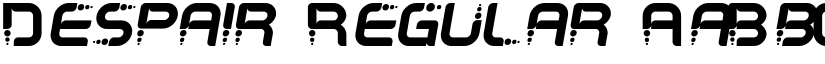 Despair Regular font