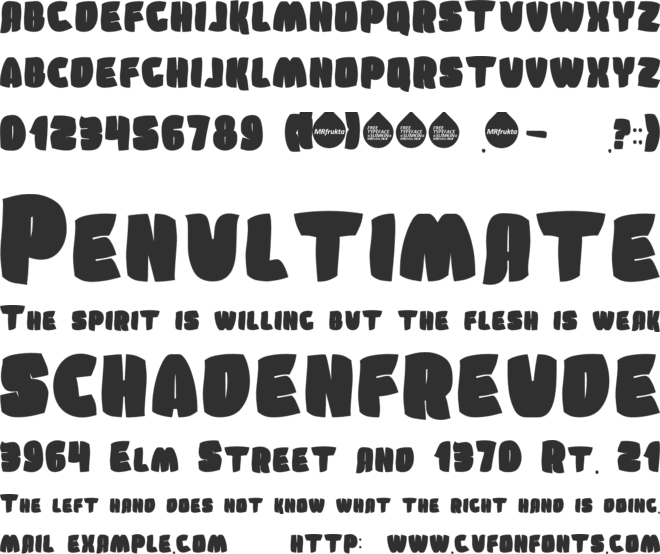 Sumkin Freetype font preview