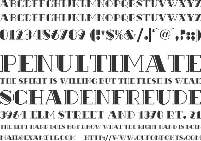 Rialto NF font preview