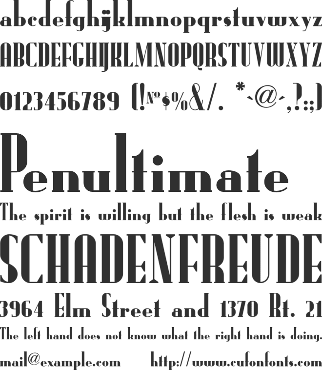 Radio Ranch NF font preview