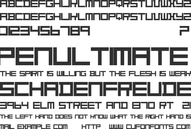 Theo Van Doesburg font preview