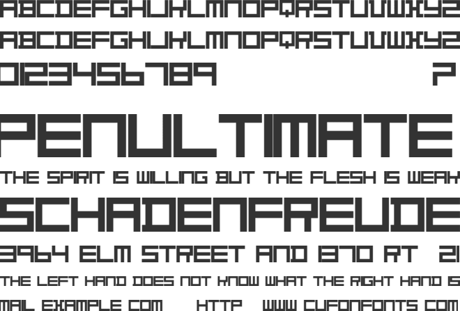 Theo Van Doesburg font preview