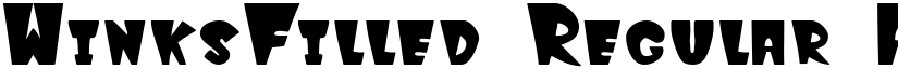 WinksFilled Regular font