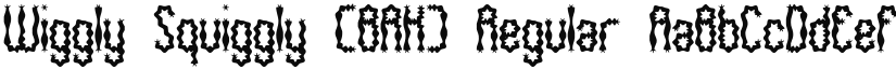 Wiggly Squiggly (BRK) font download