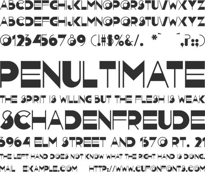 Nightcap NF font preview