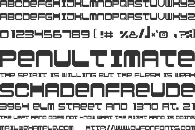 Logic lodger font preview