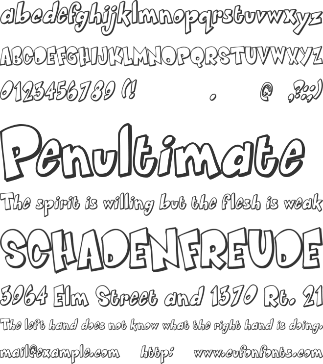 Smartie CAPS font preview