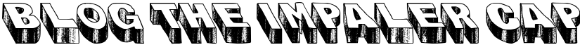 Blog the Impaler Caps Heavy font