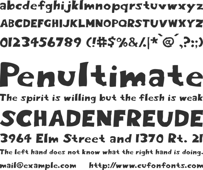 Eighty Percent font preview