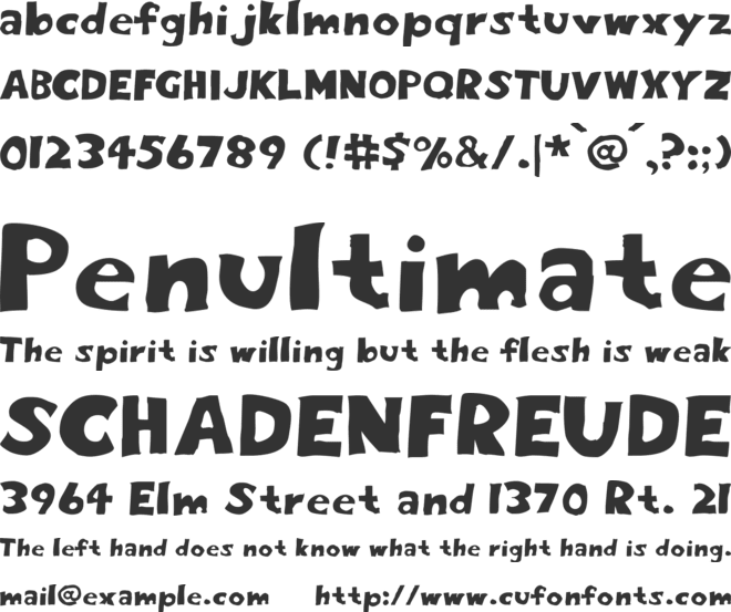 Eighty Percent font preview