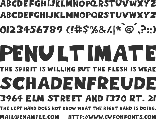 Eighty Percent Caps font preview