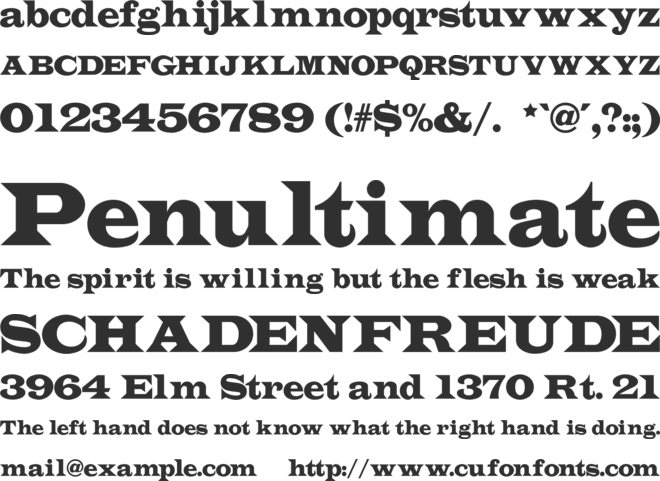 Indubitably NF font preview