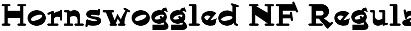 Hornswoggled NF Regular font
