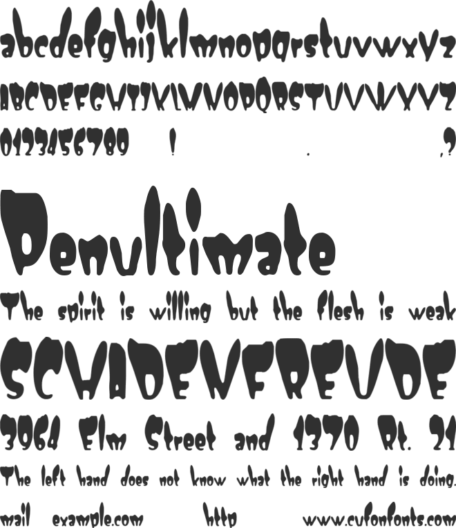 Numskull (BRK) font preview