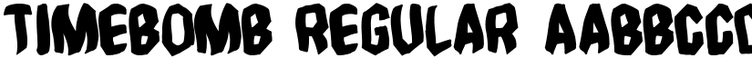 Timebomb Regular font