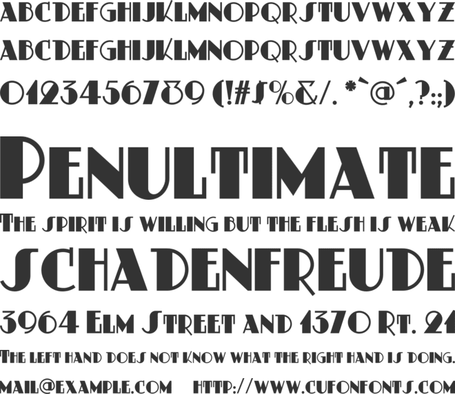 Dusty Rose NF font preview