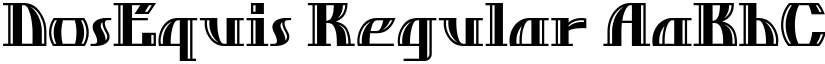 DosEquis Regular font