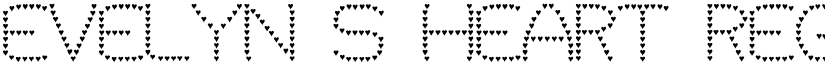 Evelyn's Heart Regular font