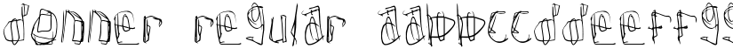 Donner Regular font