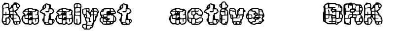 Katalyst [active] (BRK) Regular font