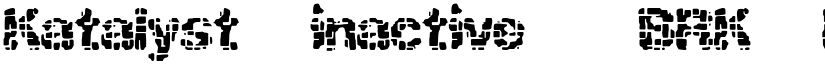 Katalyst [inactive] (BRK) Regular font