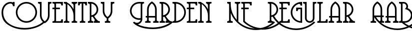 Coventry Garden NF Regular font