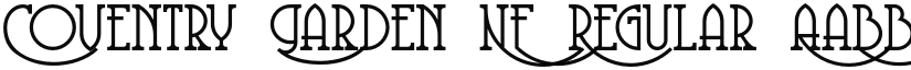 Coventry Garden NF font download