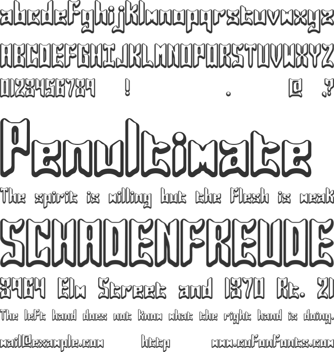 Jasper (BRK) font preview