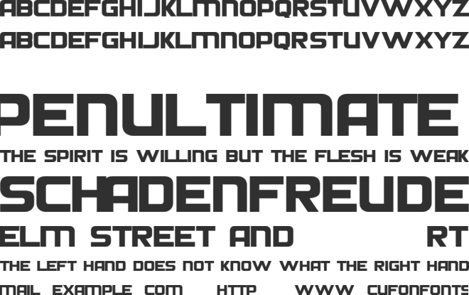 Die Hund font preview