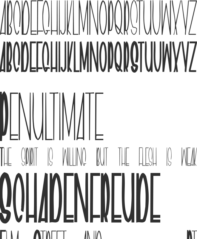Geeves font preview