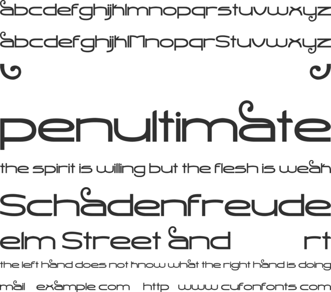 Stealth Magnum font preview