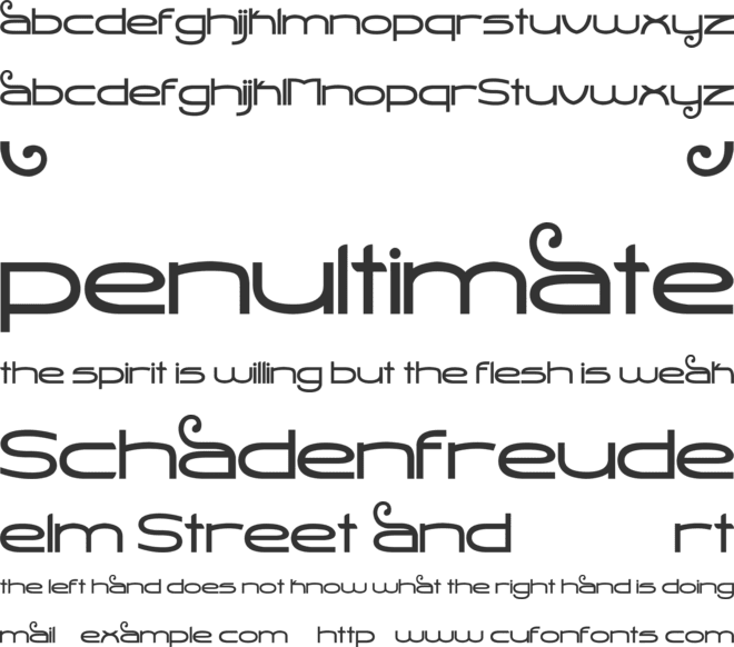 Stealth Magnum font preview