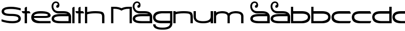 Stealth Magnum font download