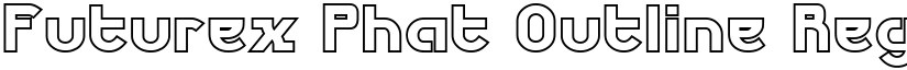 Futurex Phat Outline Regular font