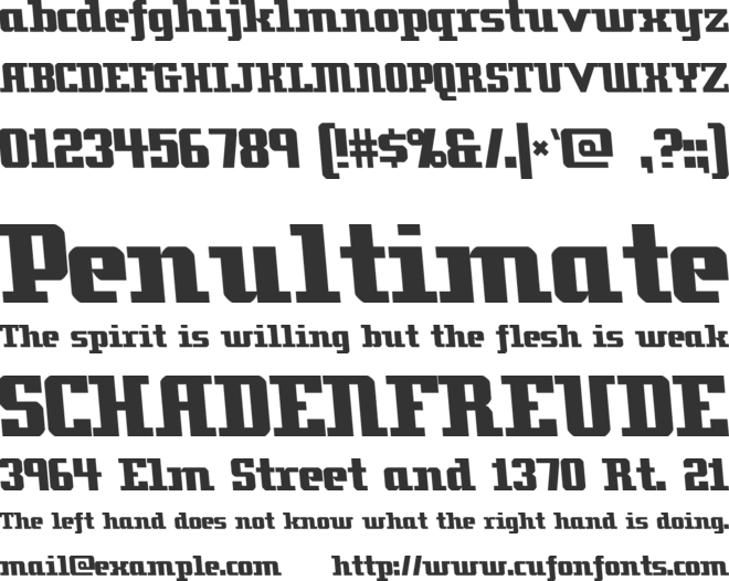 Zenith 2000 font preview