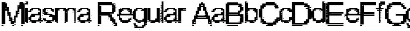 Miasma Regular font