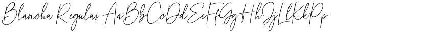 Blancha Regular font