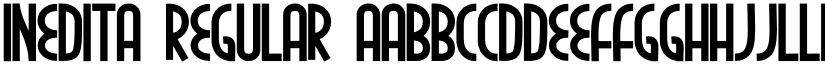 Inedita Regular font