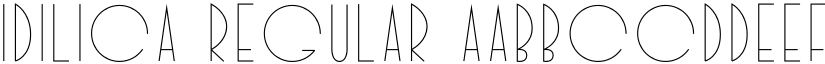 Idilica Regular font