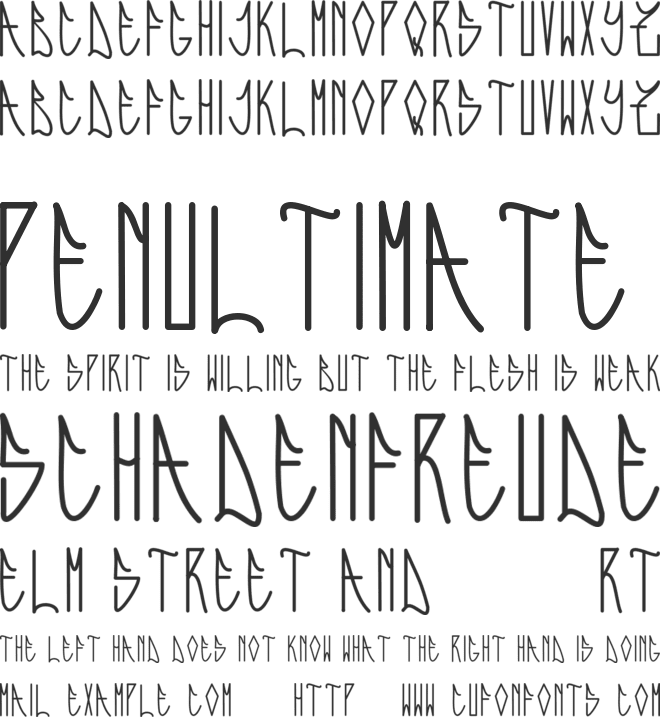 Expresiva font preview
