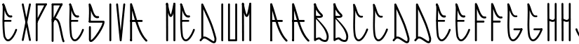 Expresiva Medium font