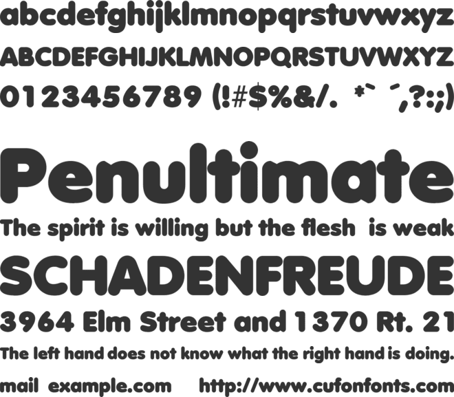 Debussy font preview