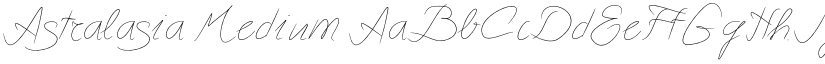 Astralasia Medium font